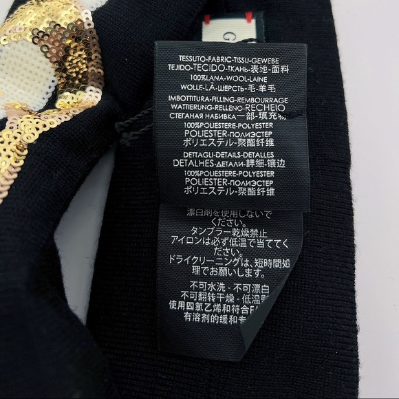 NWT Gucci Sequin GG Embellished Wool Headband Size M (57cm) - Picture 13 of 13